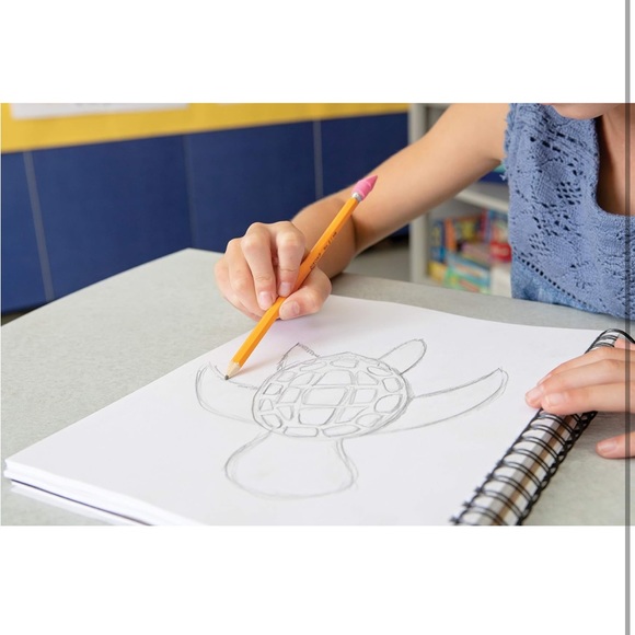 NWT Dixon No. 2 Yellow Pencils, Wood-Cased, Black Core, #2 HB Soft, 12-Count - Picture 5 of 5